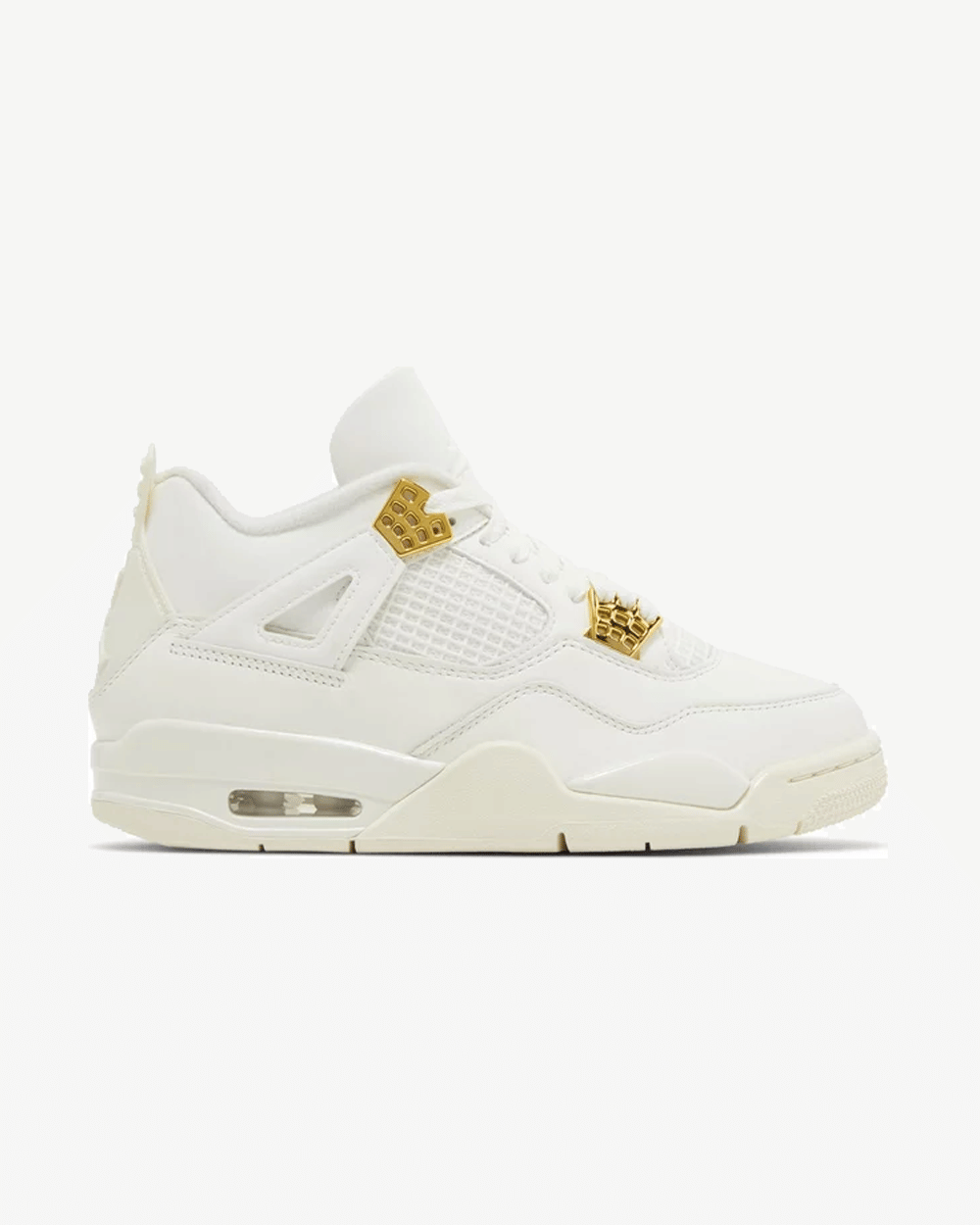NIKE AIR JORDAN4 METALLIC GOLD WMNS