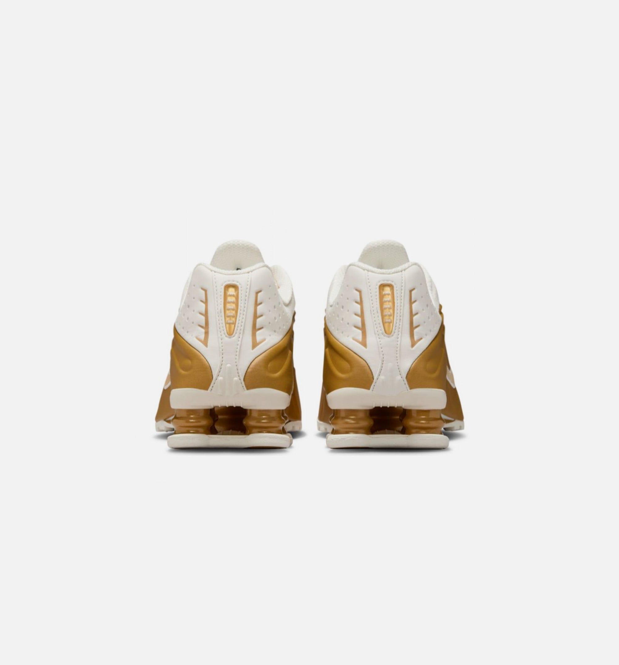 Nike Shox R4 Womens Running Shoe - Soft Pearl/Metallic Gold