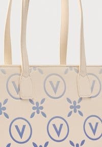 Valentino Samba Re Print Handbag Ecru/Bluette