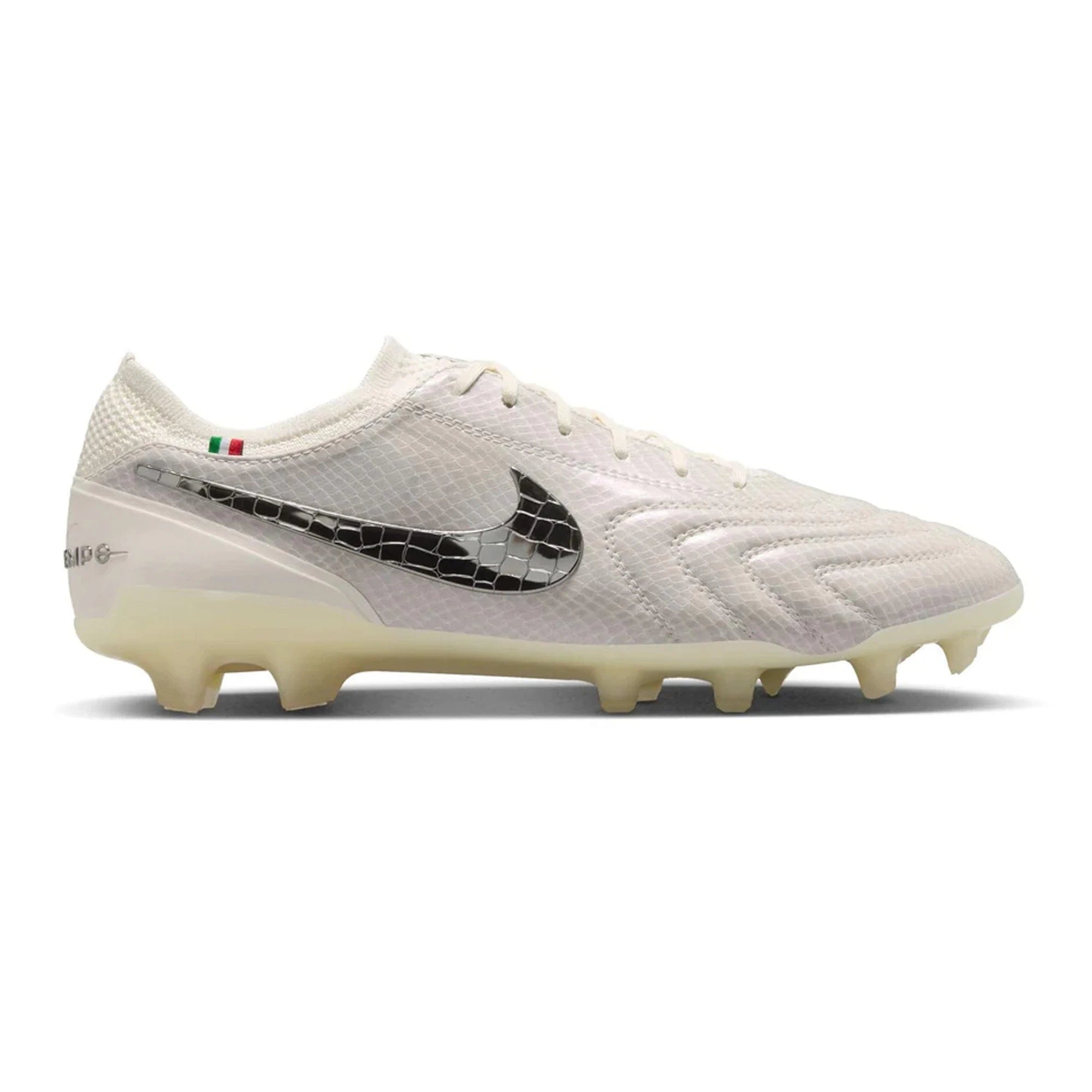 Nike Tiempo Legend 10 Elite Luxe FG Montebelluna Leather White Snakeskin (2025)