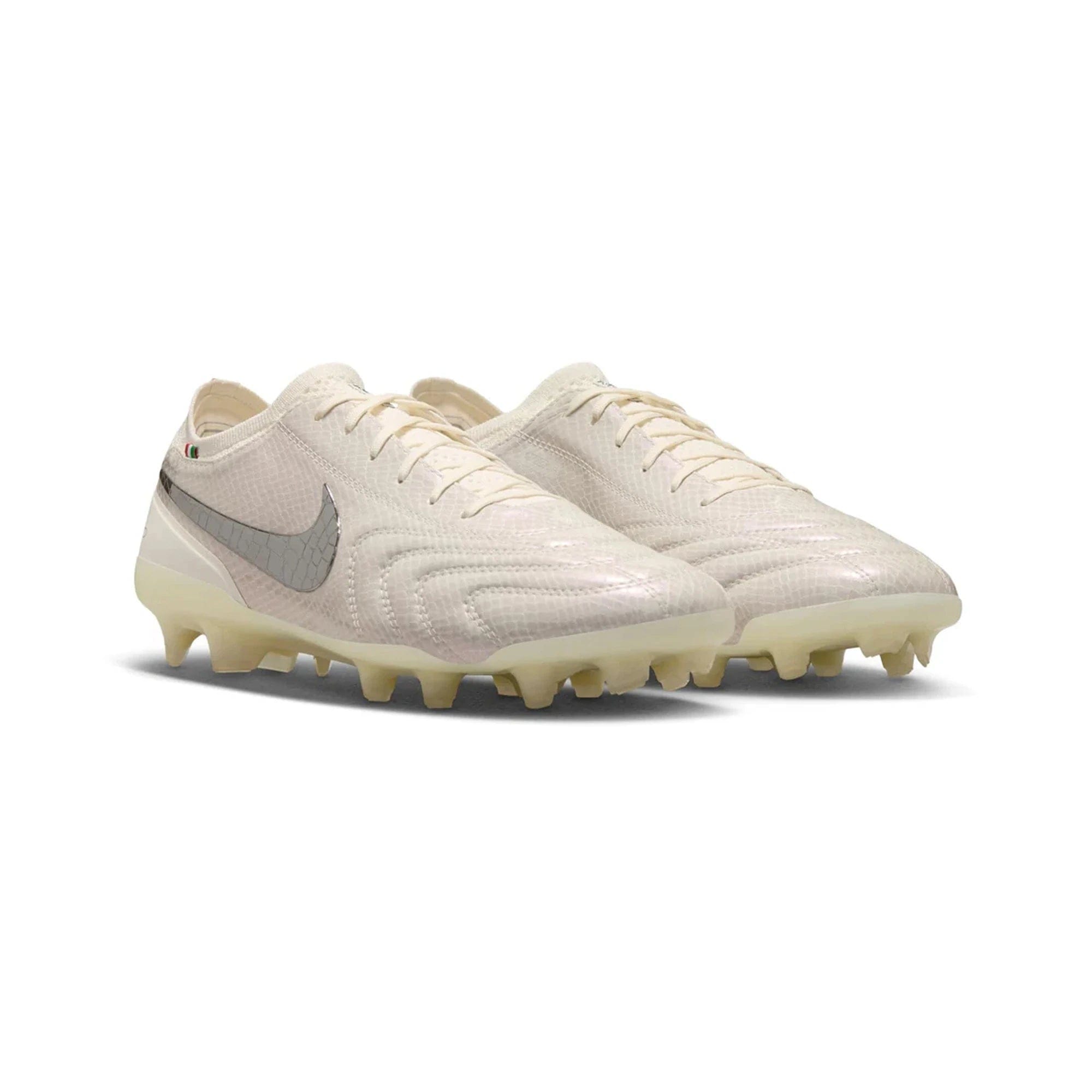 Nike Tiempo Legend 10 Elite Luxe FG Montebelluna Leather White Snakeskin (2025)