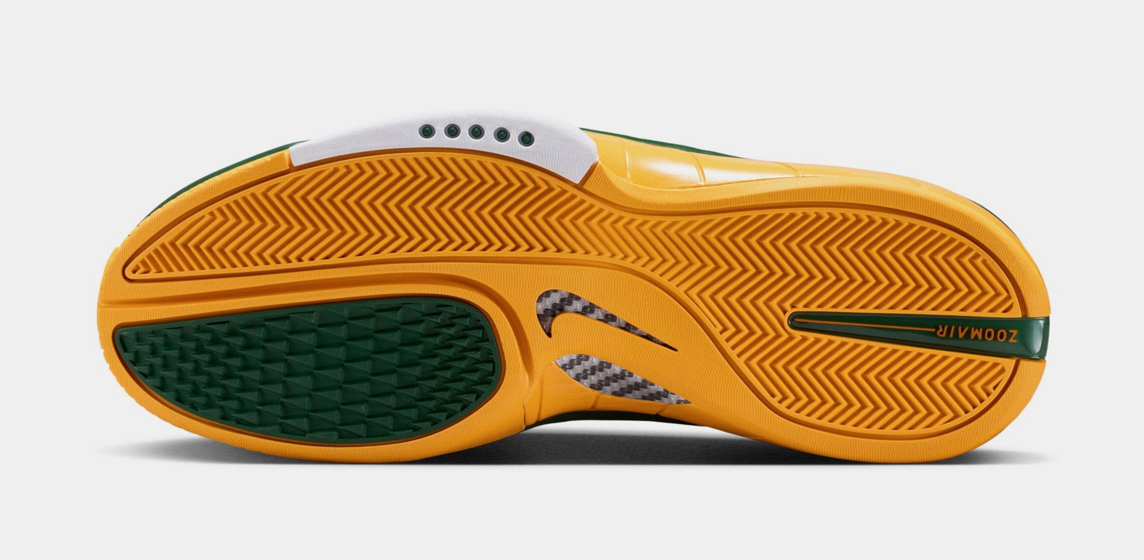 Nike Air Zoom Huarache 2K4 Sue Bird Mens Basketball Shoes (White/Deer Forest/Canyon Gold)