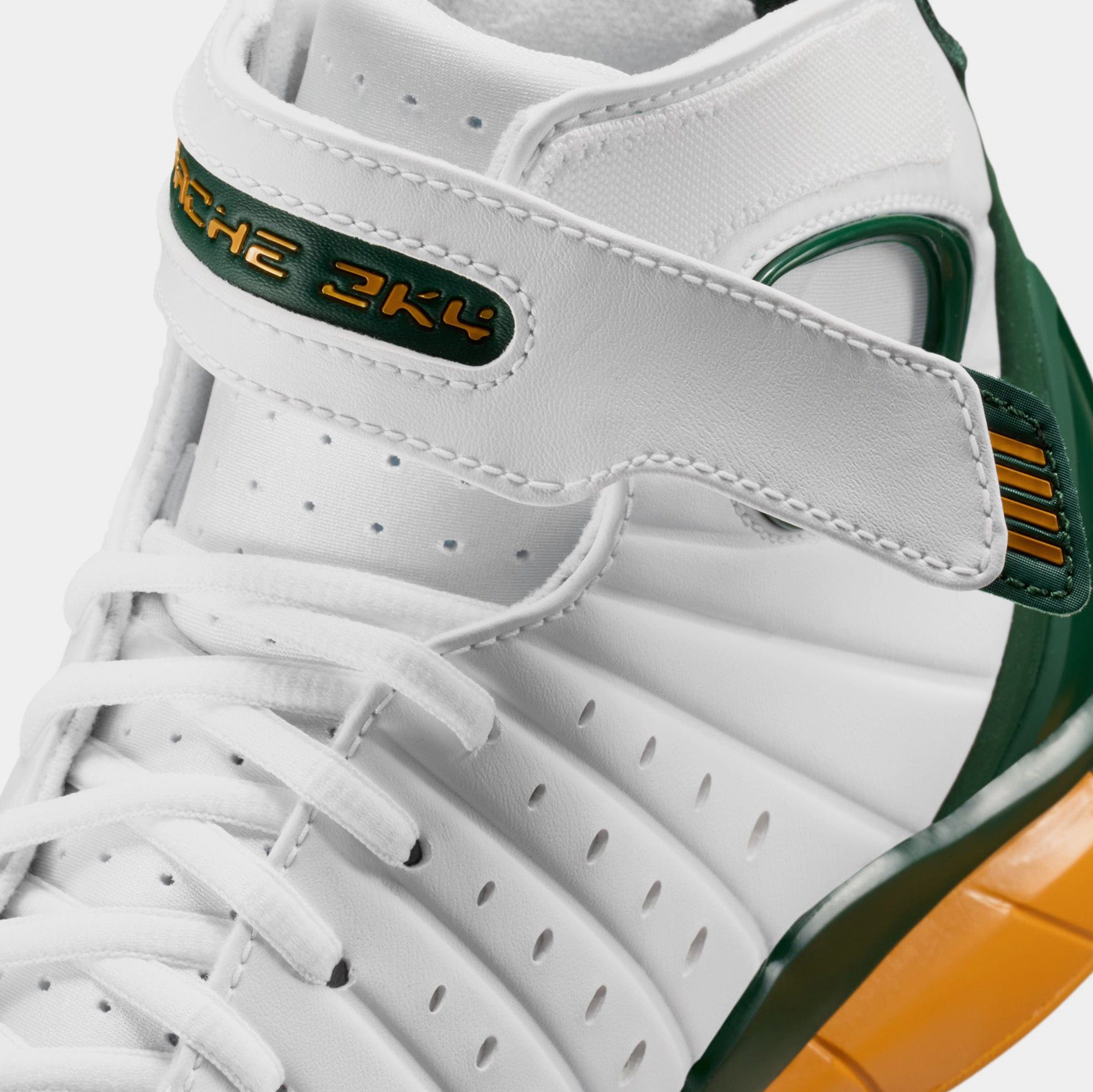 Nike Air Zoom Huarache 2K4 Sue Bird Mens Basketball Shoes (White/Deer Forest/Canyon Gold)