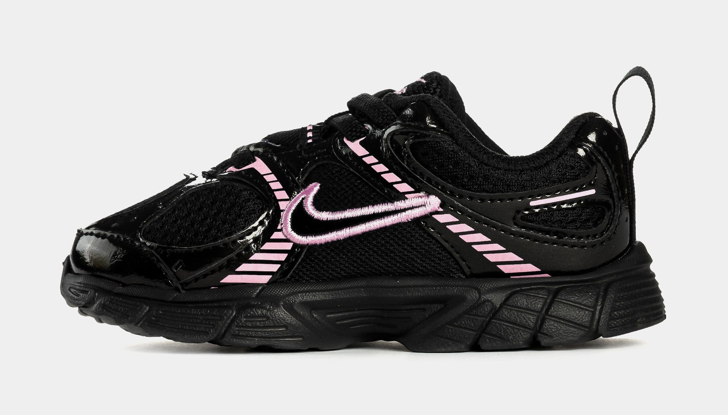 Nike V5 RNR Infant Toddler Running Shoes (Black/Pink Rise)