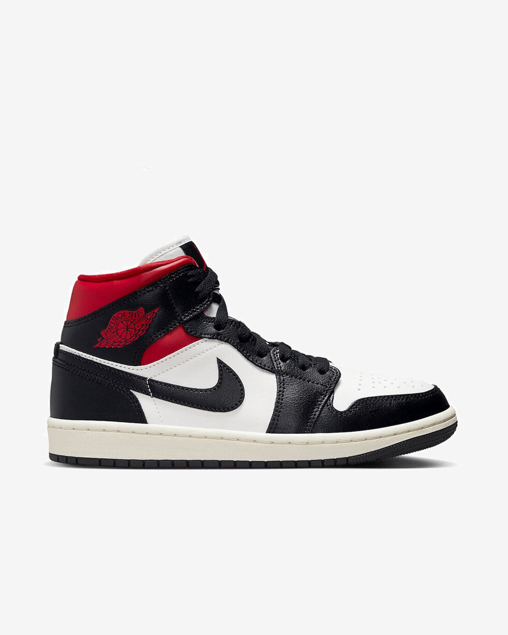 NIKE AIR JORDAN1 MID WMNS GYM RED PANDA