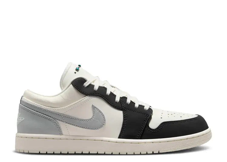 Nike JORDAN 1 LOW LIGHT SMOKE GREY / TURQUOISE STONE