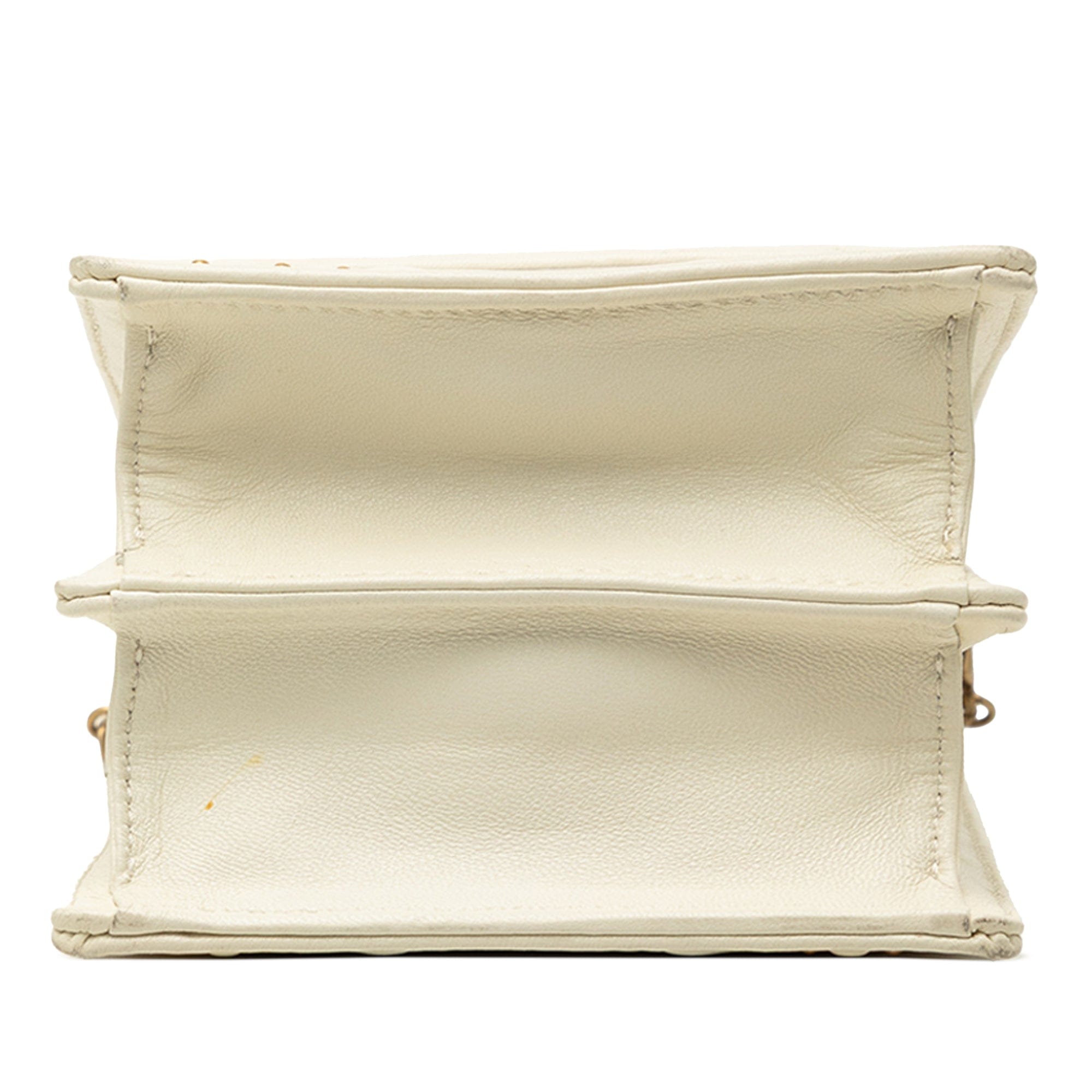 Dior Studded Lambskin Vertical Diorama Crossbody