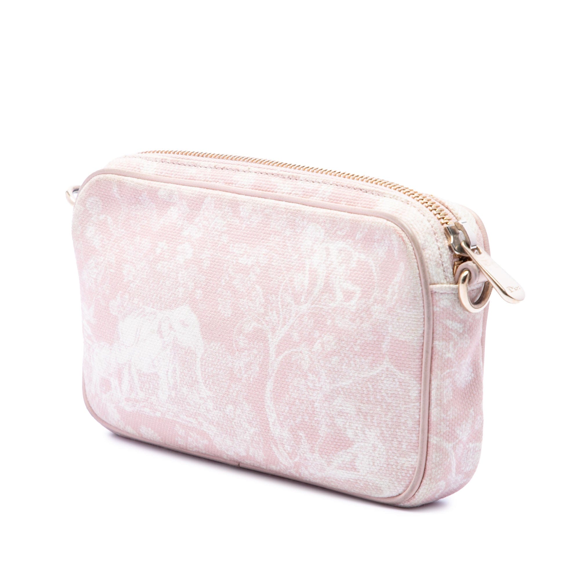 Dior Embroidered Canvas Toile de Jouy Crossbody