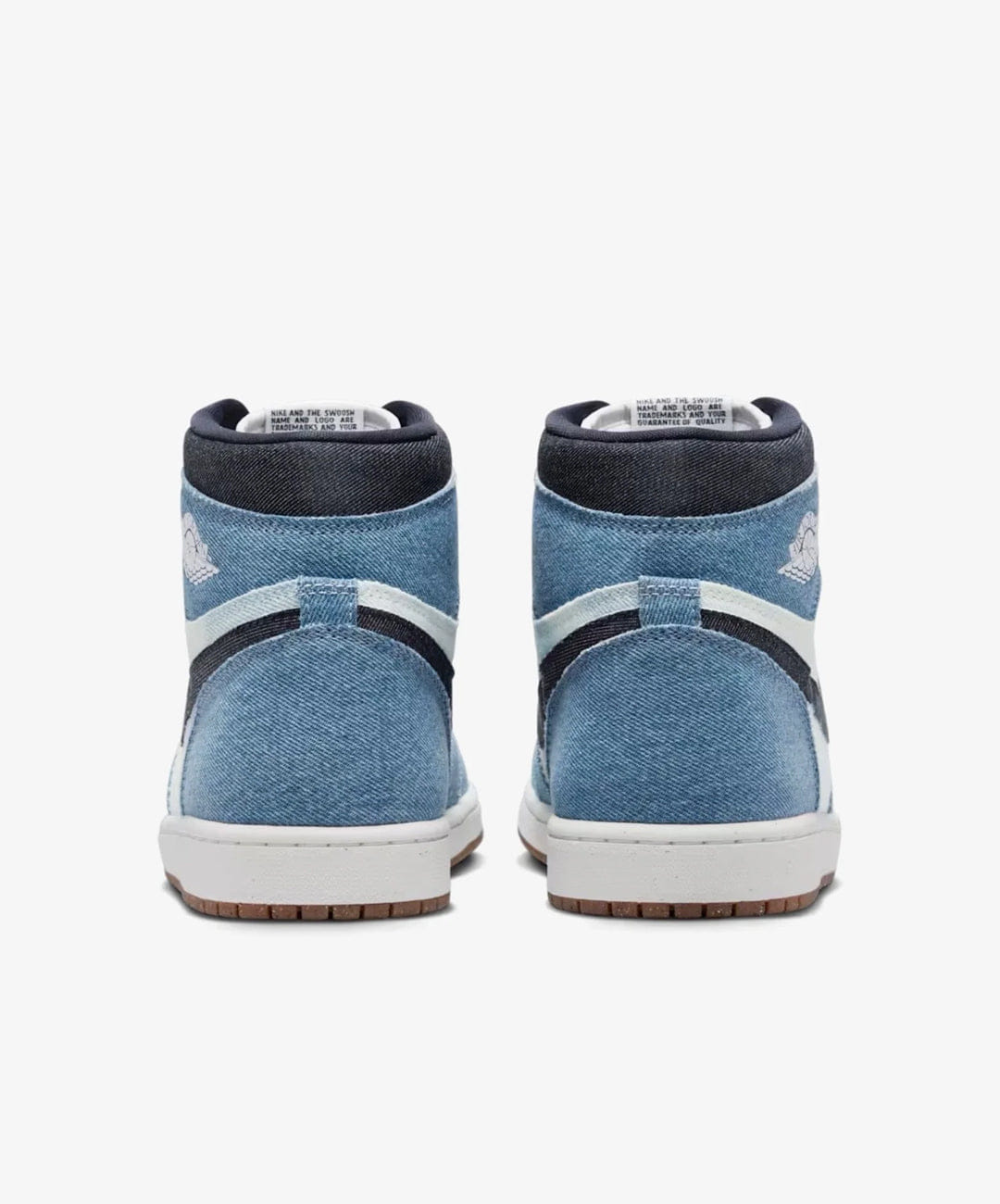 Air Jordan JORDAN | AIR JORDAN 1 HIGH OG DENIM { SUMMIT WHITE/OBSIDIAN SUMMIT WHITE/GUM MEDIUM BROWN