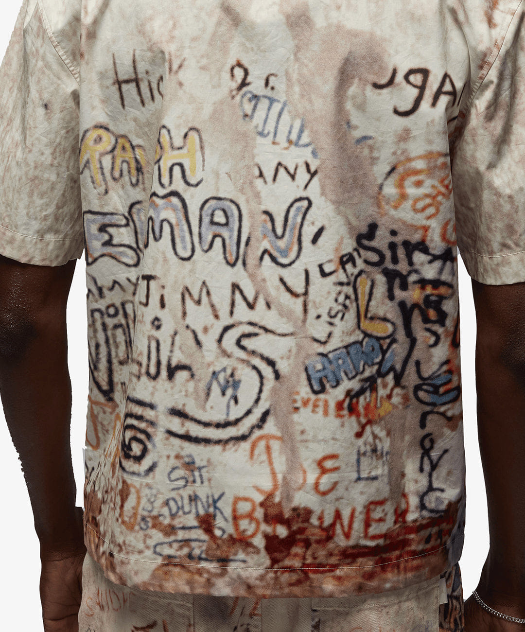 Air Jordan Jordan | AIR JORDAN CAMP SHIRT { OFF WHITE/MULTI