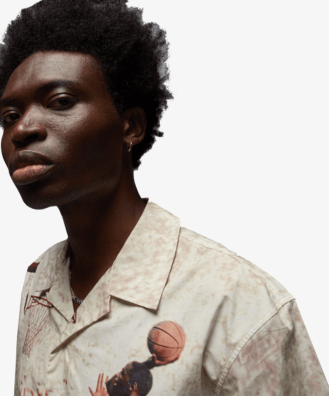 Air Jordan Jordan | AIR JORDAN CAMP SHIRT { OFF WHITE/MULTI
