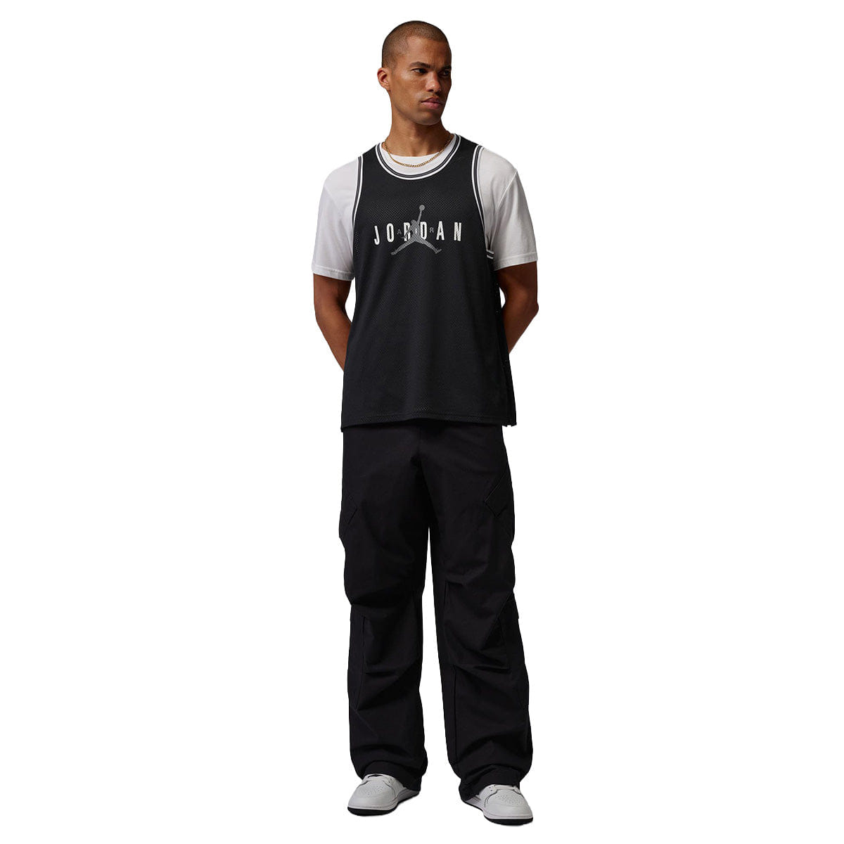 Air Jordan Jordan Brooklyn Mesh Jersey BLACK/IRON GREY