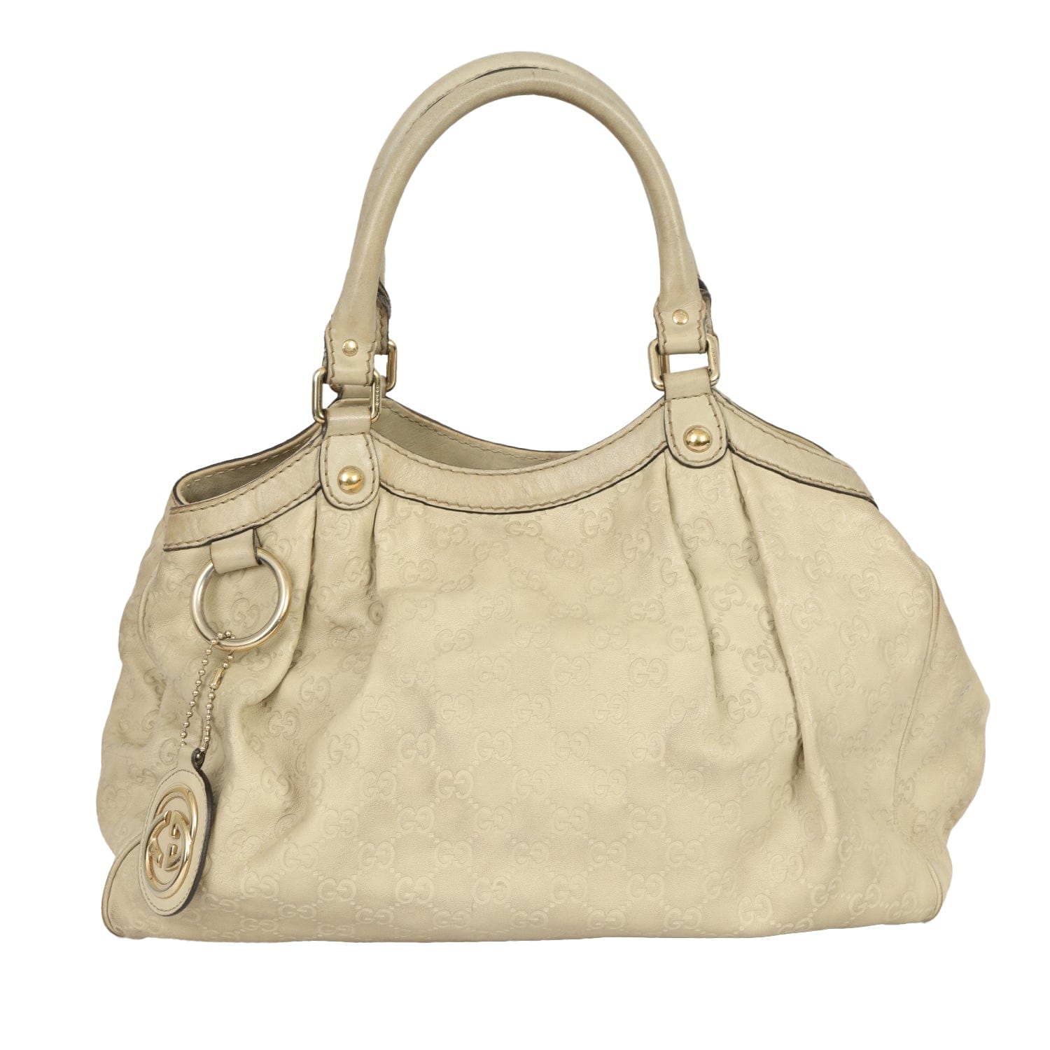 GUCCI GUCCISSIMA SUKEY LEATHER HANDBAG