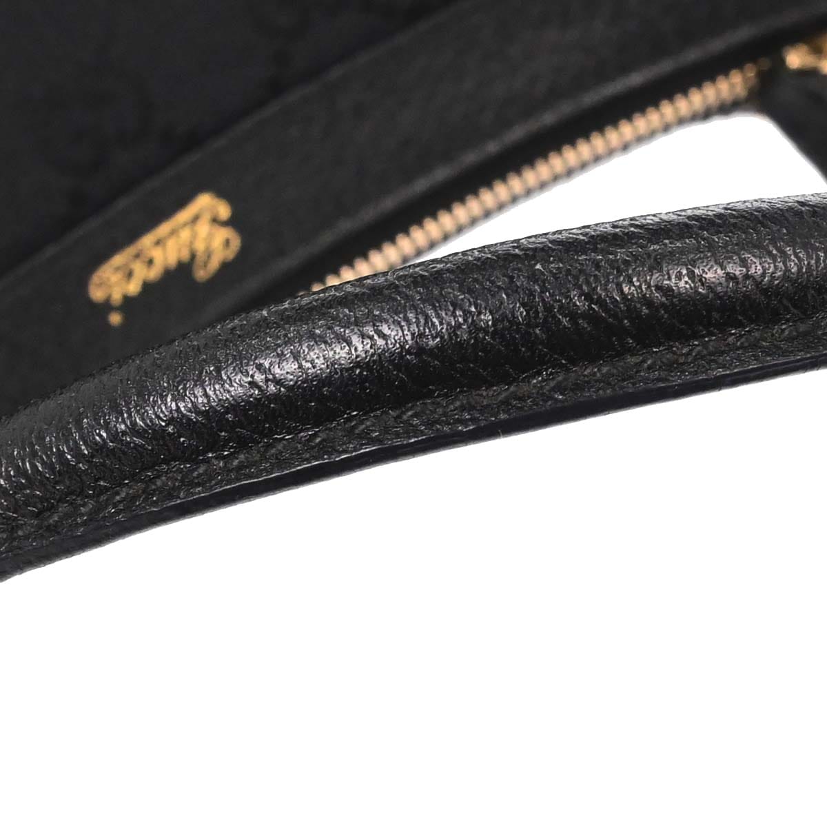 Gucci Black Canvas GG Handbag