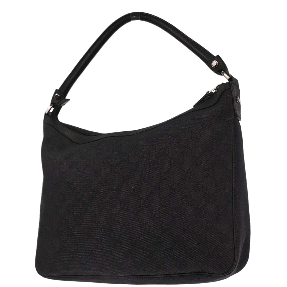 Gucci Dark Gray Black GG Handbag