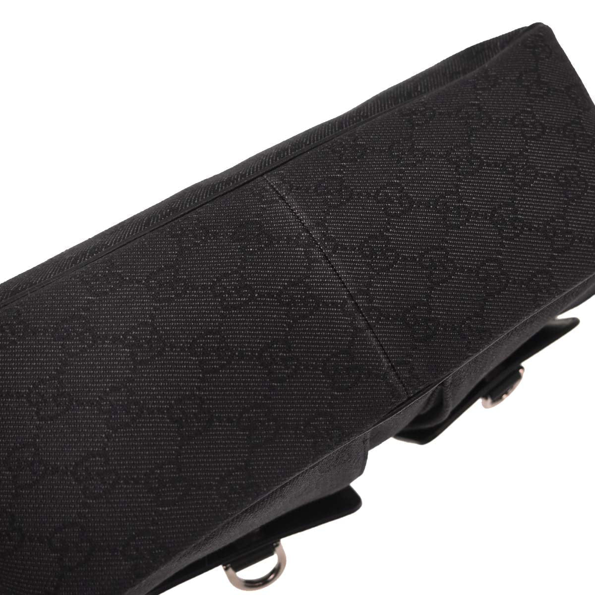 Gucci Dark Gray Black GG Handbag