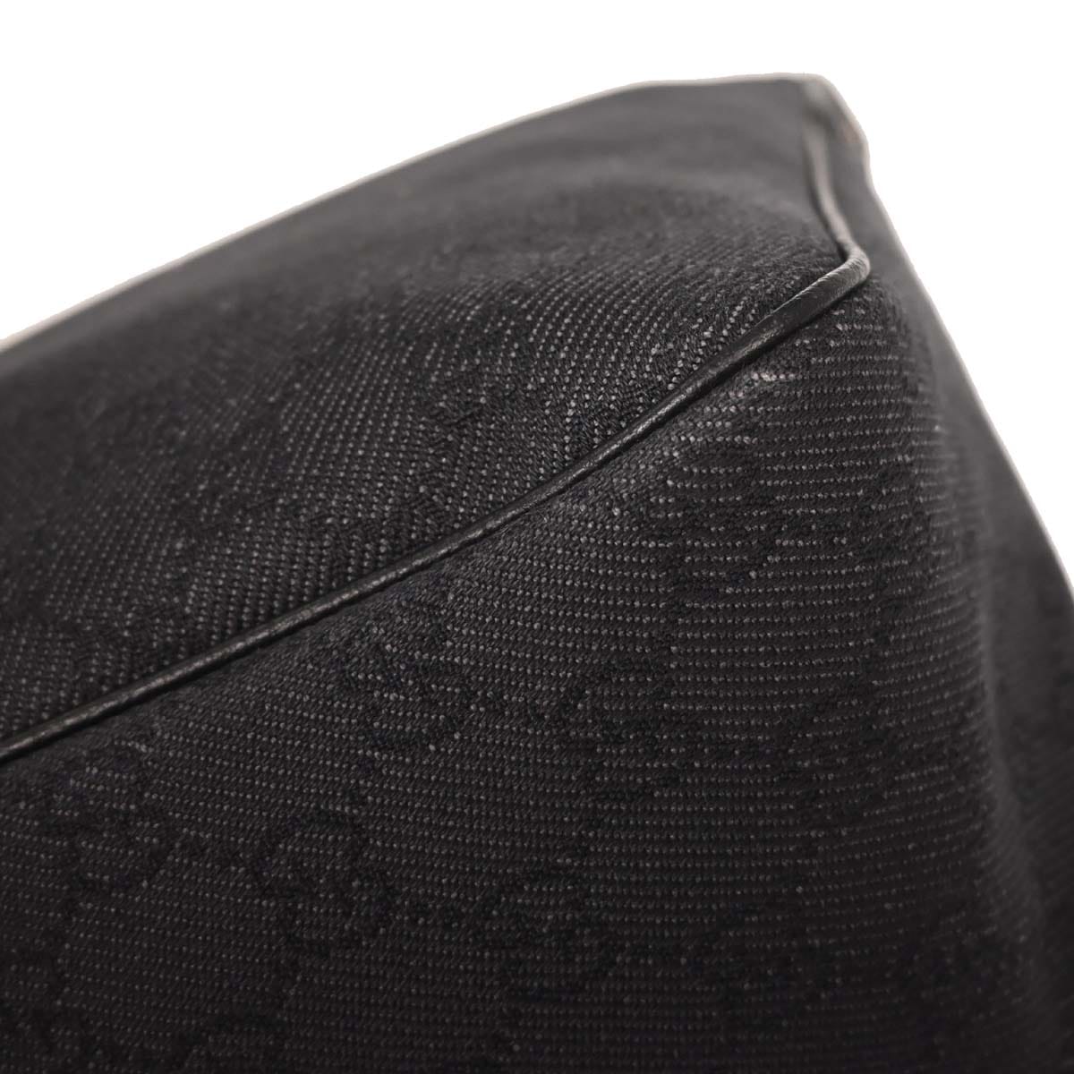 Gucci Dark Gray Black GG Handbag