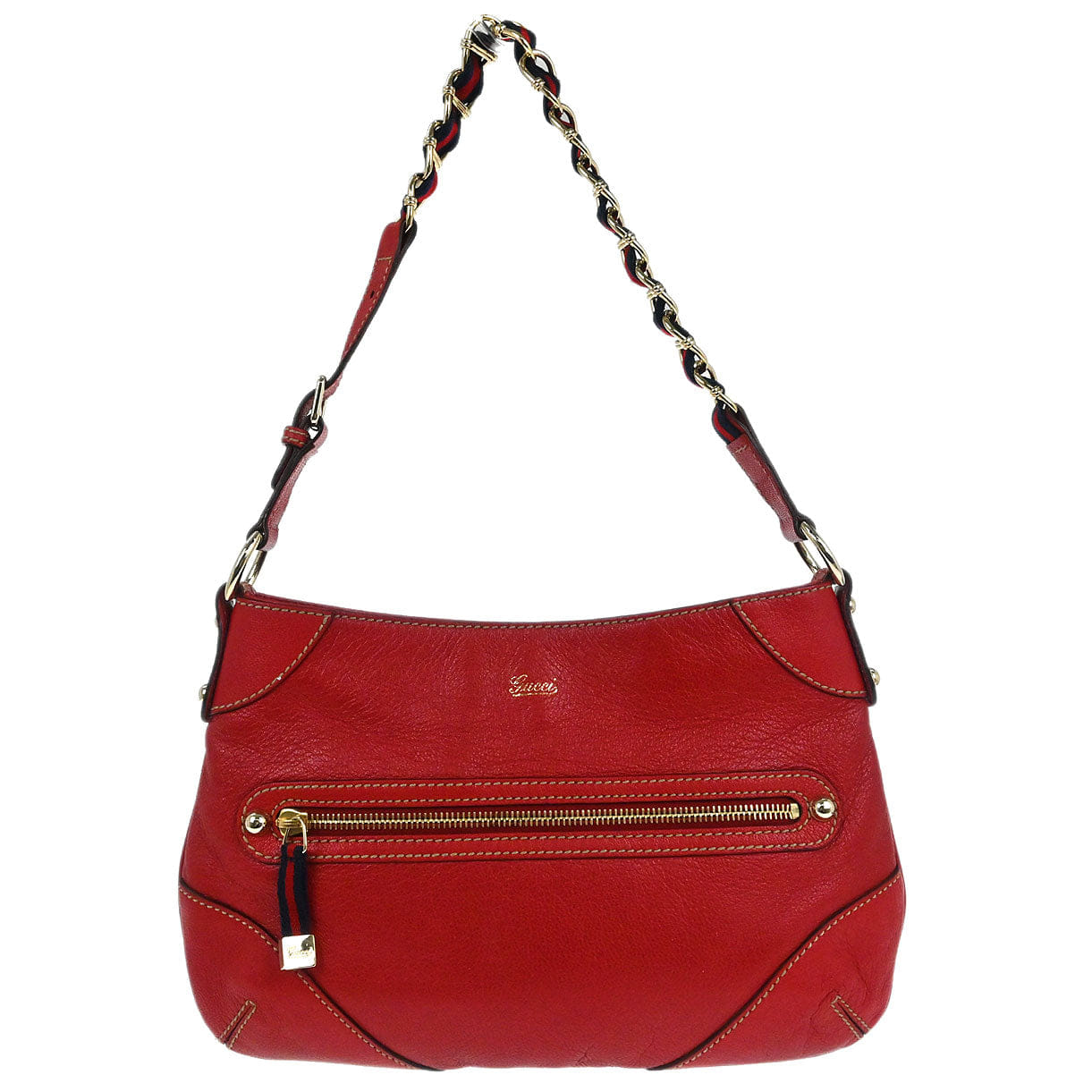 Gucci Brown Bamboo 2way Shoulder Handbag