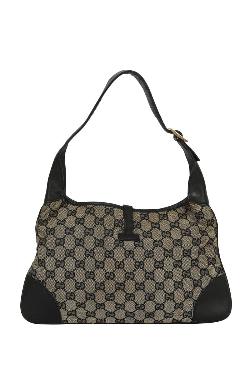 Gucci Gray Guccissima Vintage Canvas Jackie Handbag