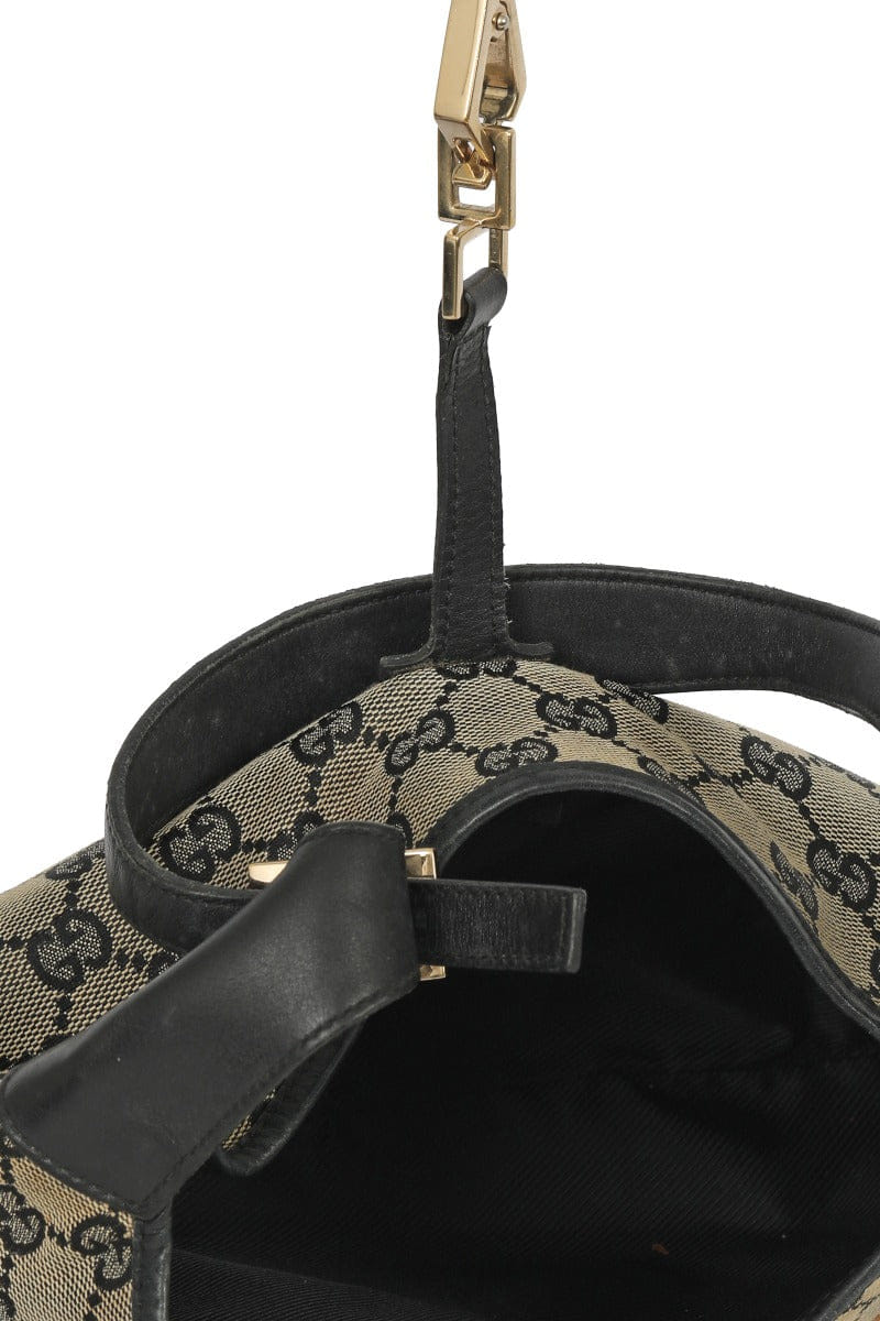 Gucci Gray Guccissima Vintage Canvas Jackie Handbag