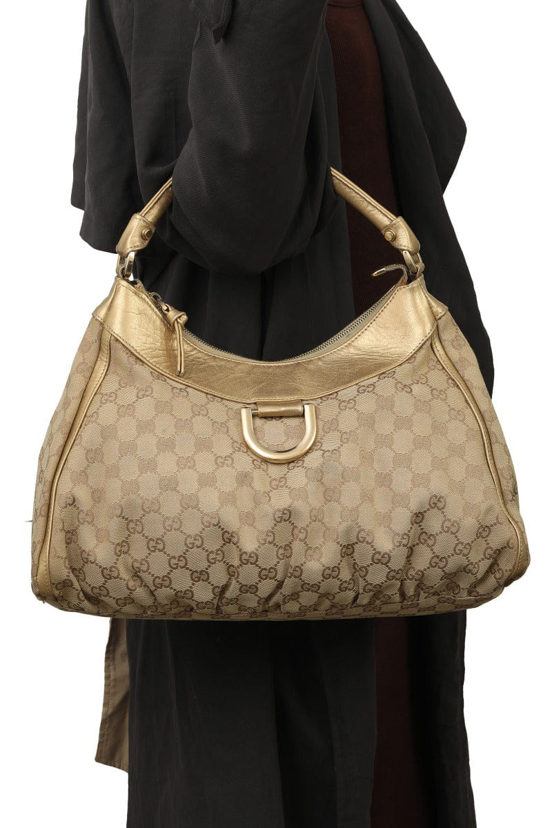 Gucci Golden D - Ring Guccissima Handbag