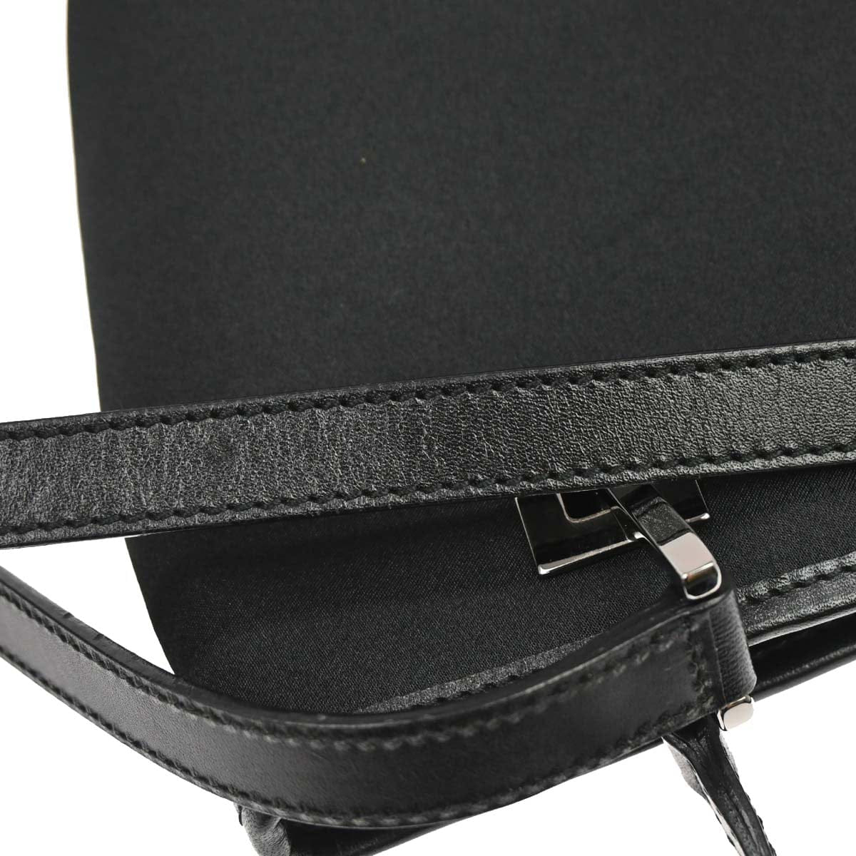 Gucci Black Satin Handbag