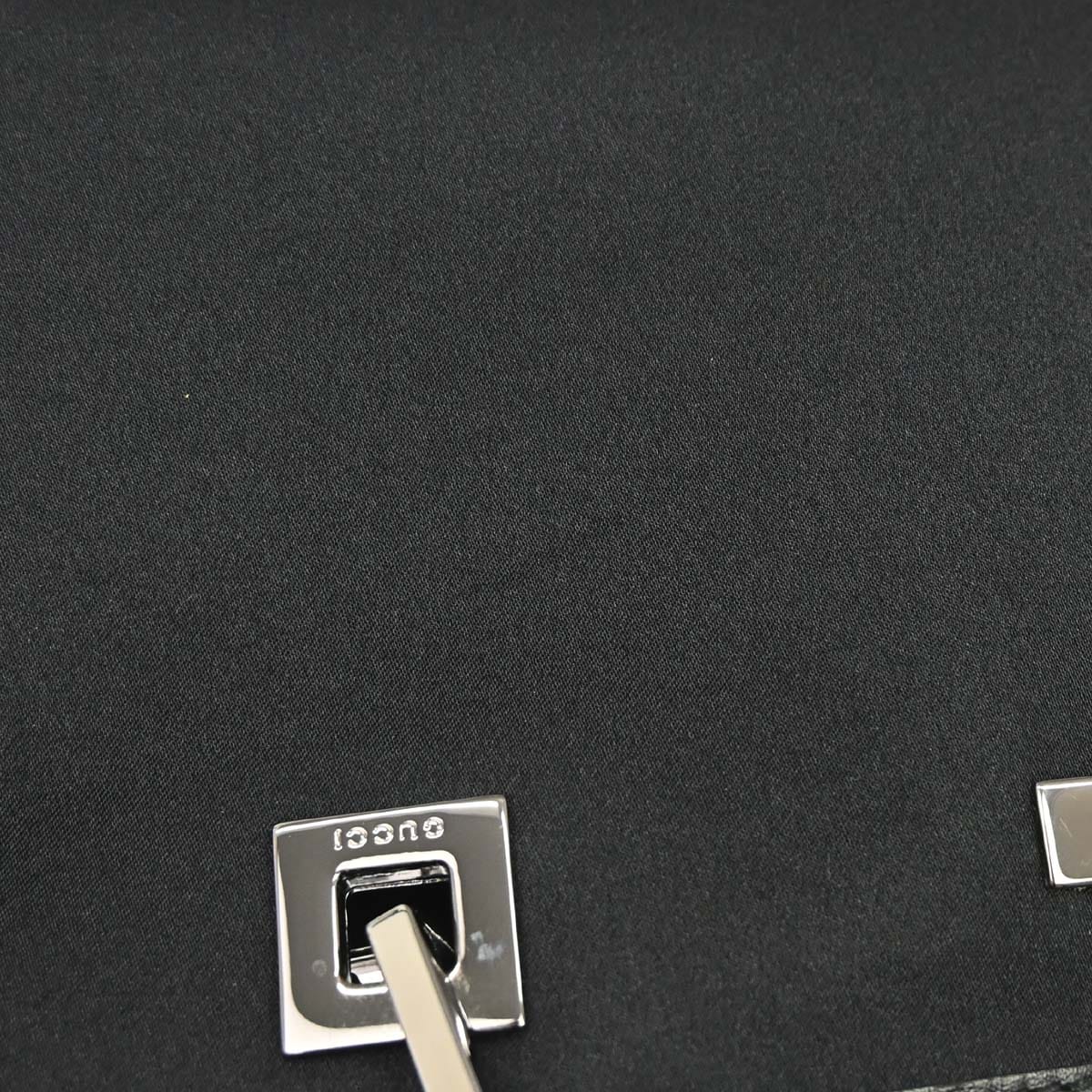 Gucci Black Satin Handbag