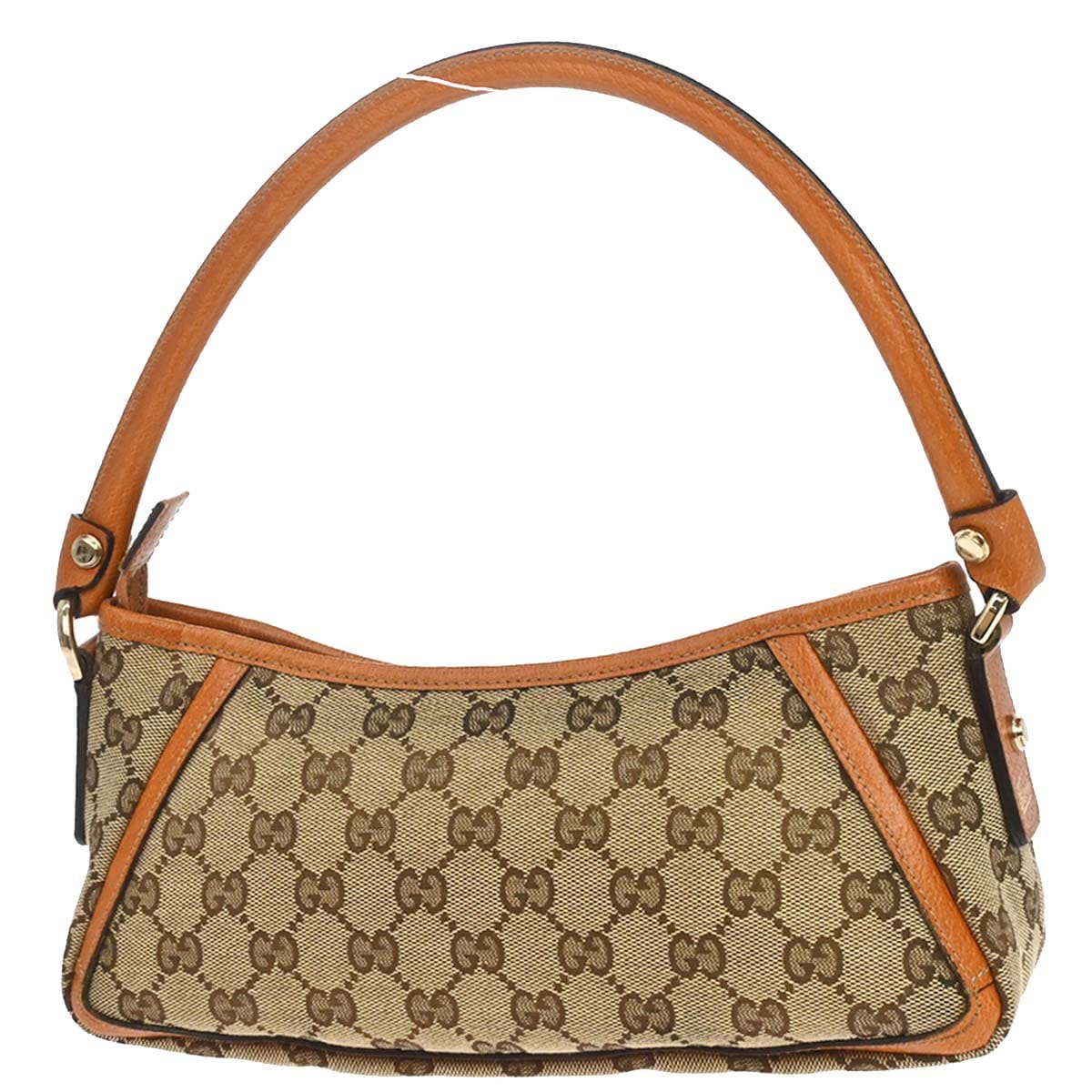 Gucci Beige Canvas GG Abbey D - Ring Handbag