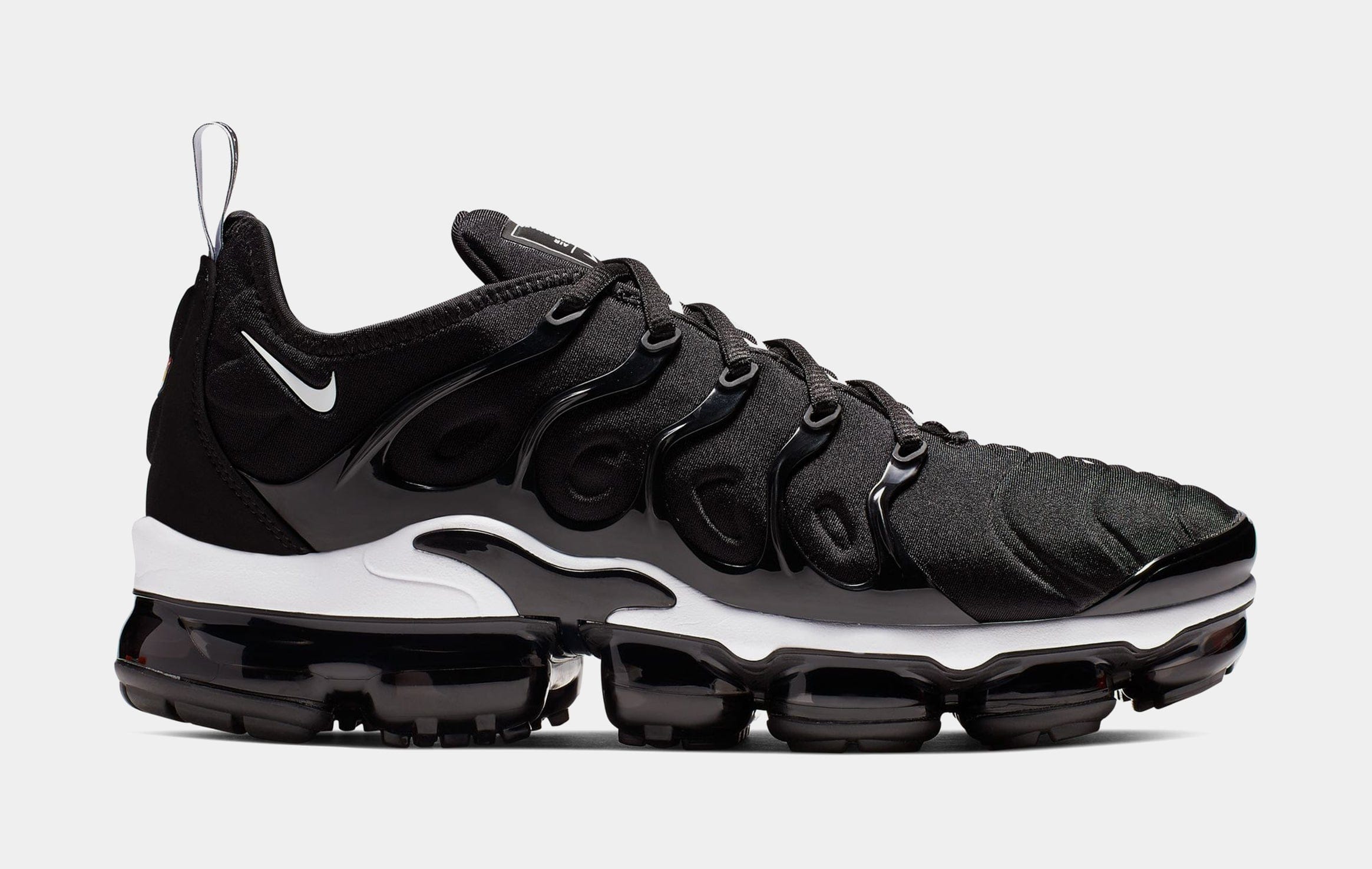 Nike Air VaporMax Plus Mens Running Shoes (Black/White)