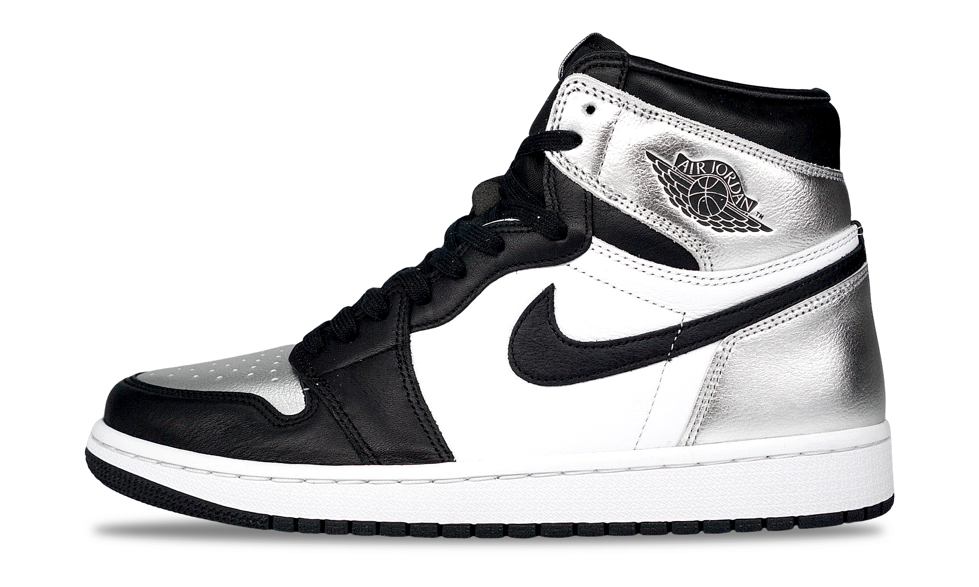 Nike Jordan 1 Retro High OG Silver Toe 2021 (CD0461 - 001) Women's Size 6 - 12
