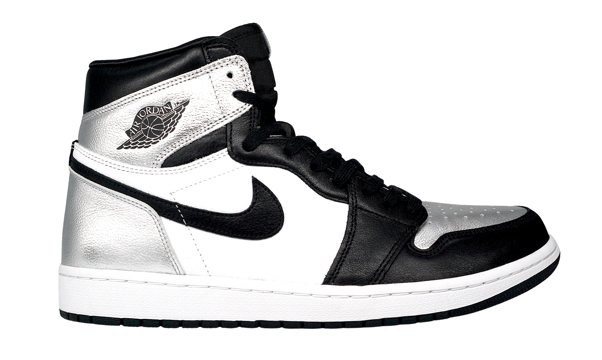 Nike Jordan 1 Retro High OG Silver Toe 2021 (CD0461 - 001) Women's Size 6 - 12