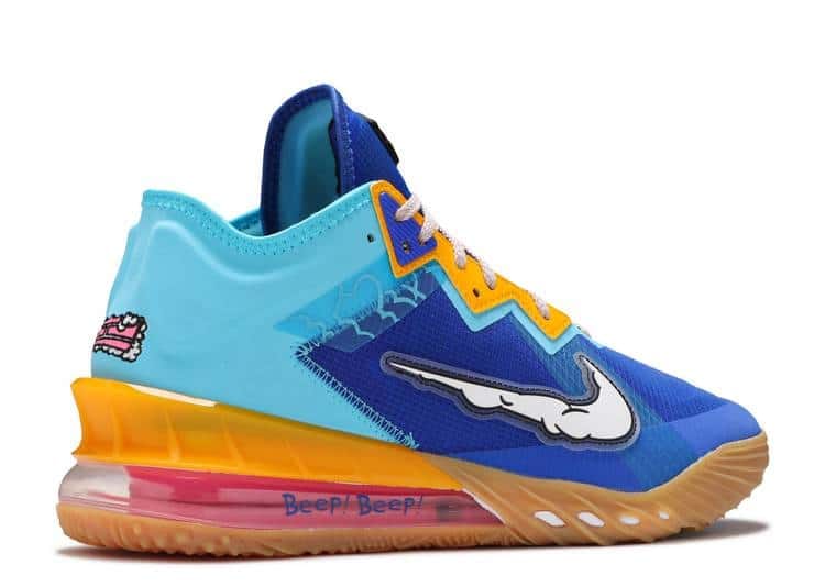 Nike Lebron 18 Low Wile E. vs Roadrunner Space Jam