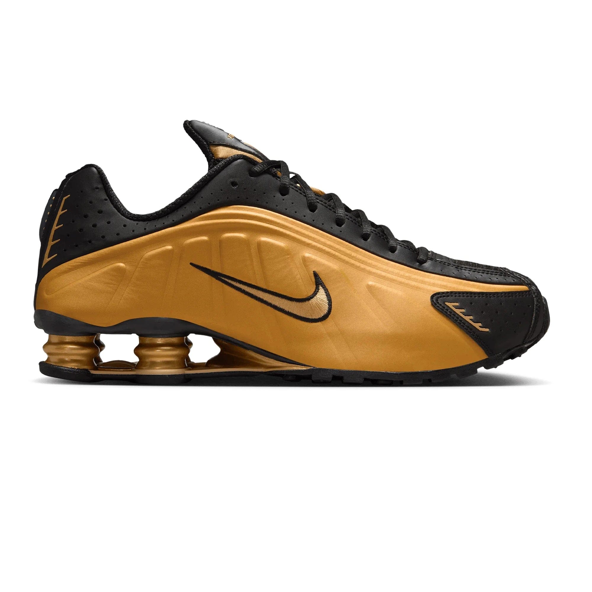 Nike Shox R4 Metallic Gold Black (2025)