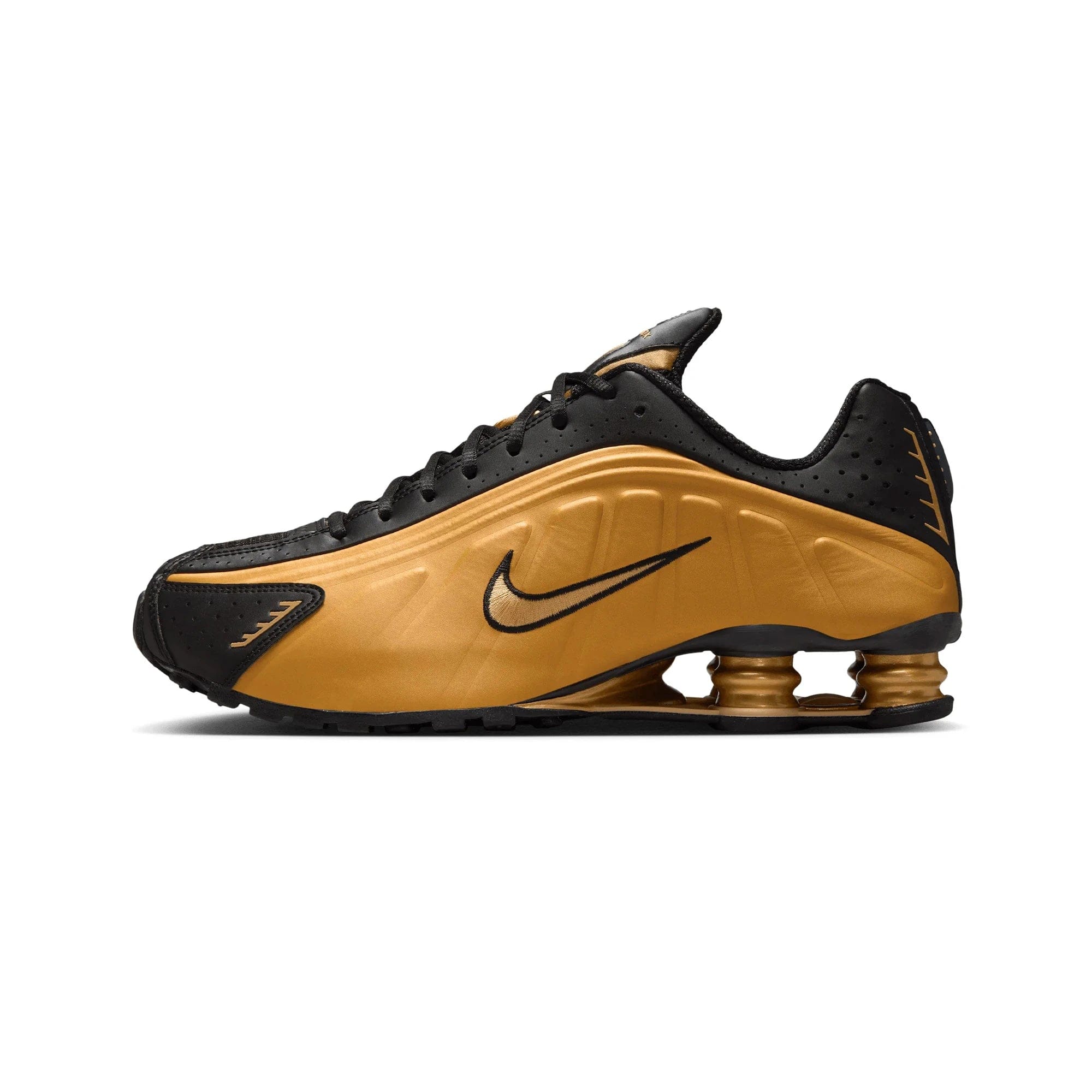 Nike Shox R4 Metallic Gold Black (2025)