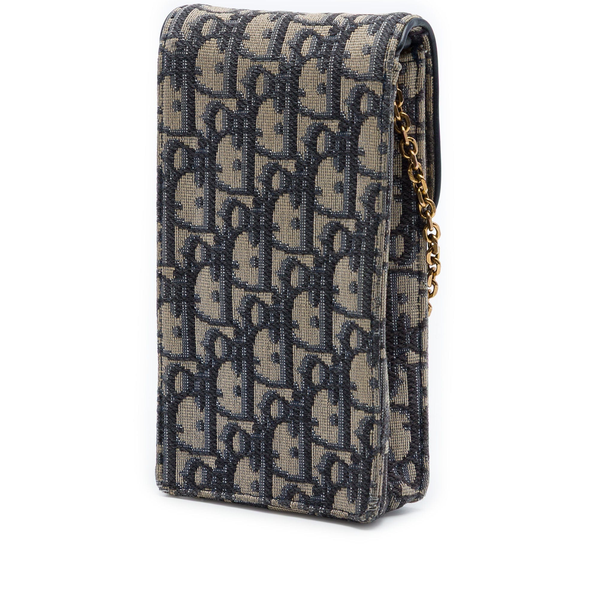 Dior Oblique Canvas Saddle Phone Holder Crossbody