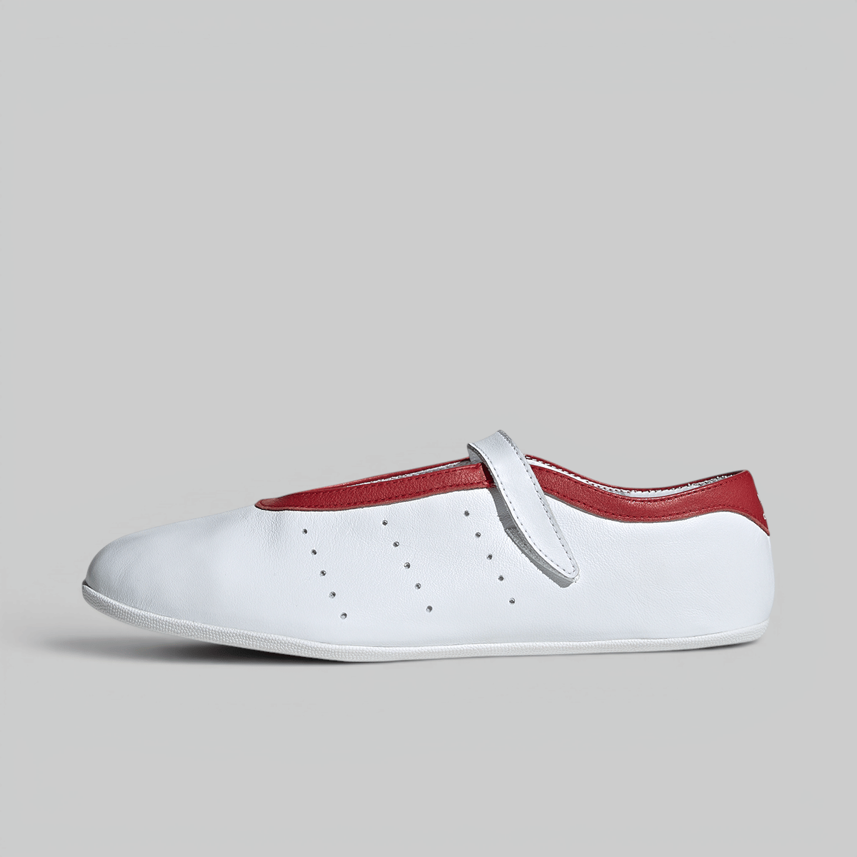 adidas Women's Stan Smith Low Ballet - White/Red