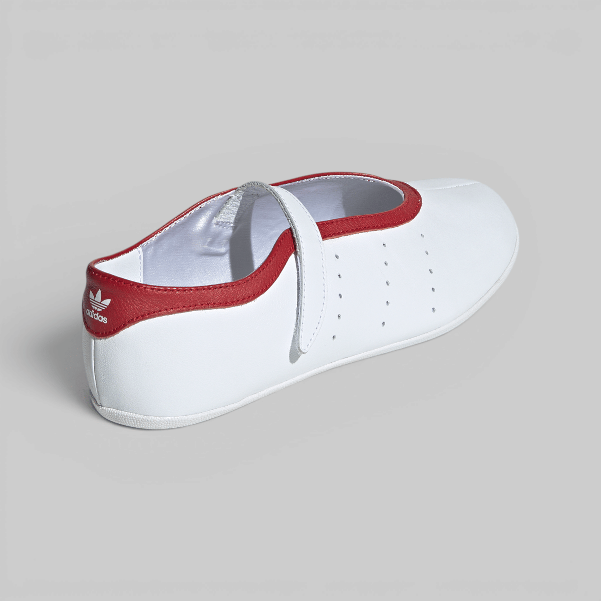 adidas Women's Stan Smith Low Ballet - White/Red