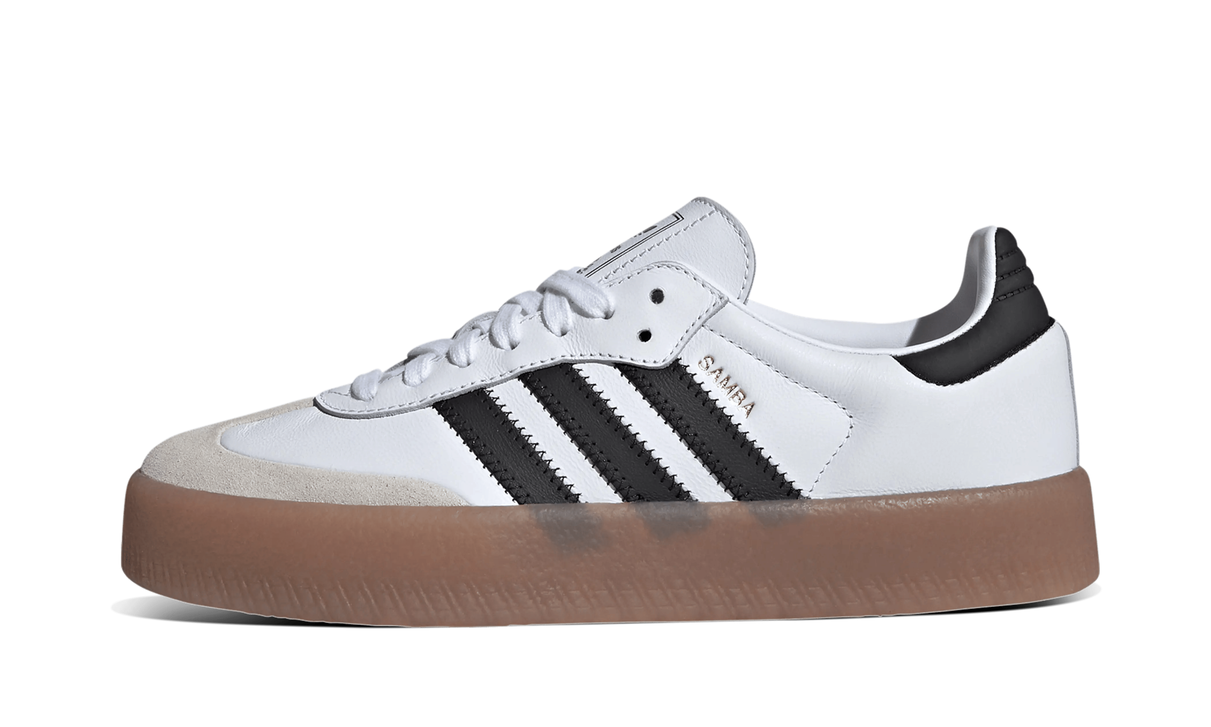 adidas Mujer Sambae Cloud White Metallic Gold
