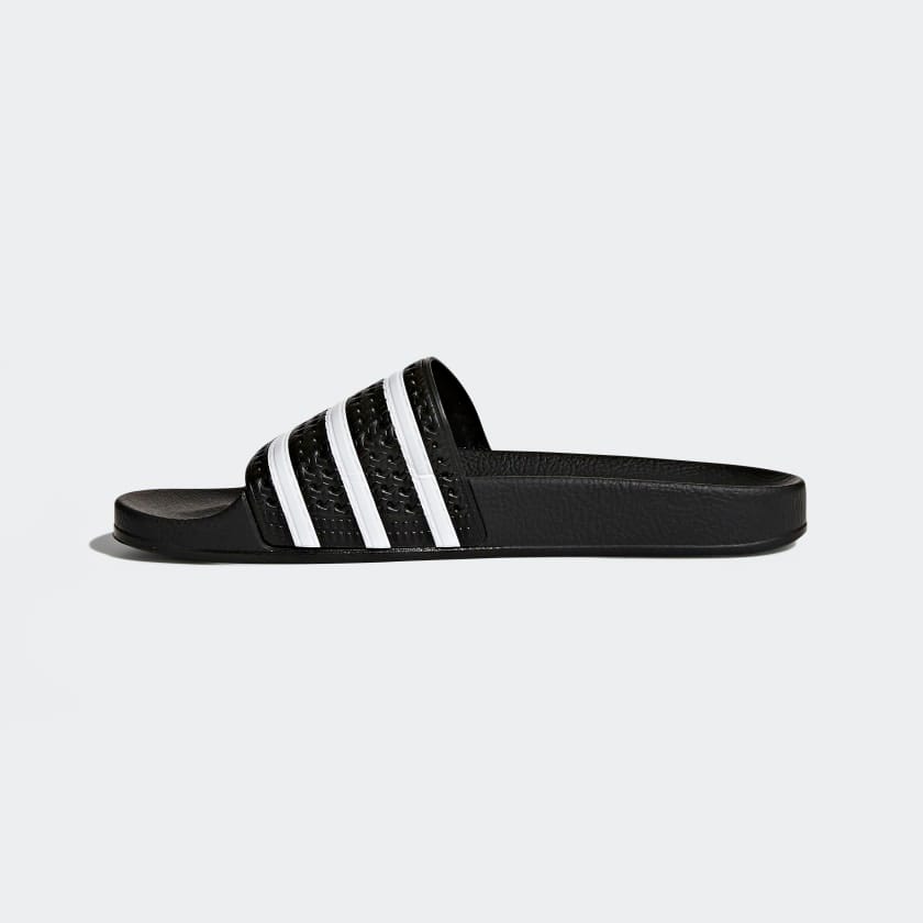 adidas Originals Adilette – Core Black / White