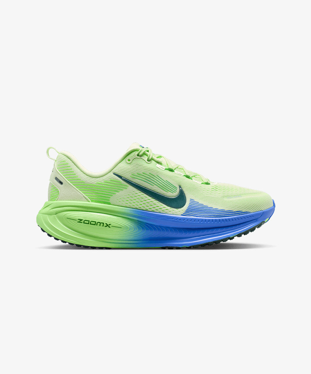 NIKE | VOMERO 18 { WHITE/VOLT TINT/SAPPHIRE/BLACK SPRUCE