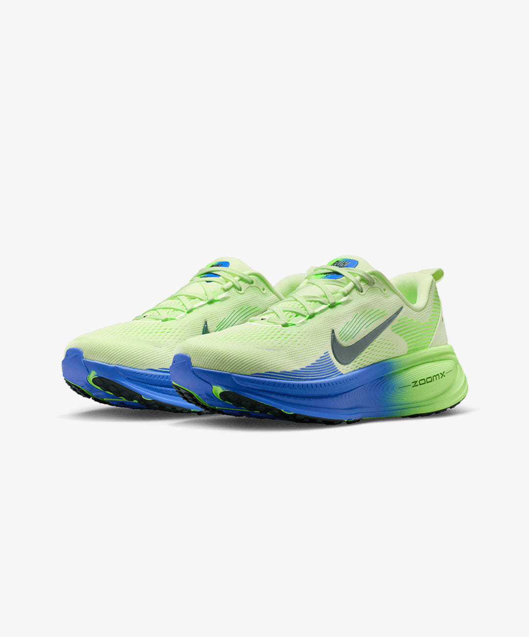 NIKE | VOMERO 18 { WHITE/VOLT TINT/SAPPHIRE/BLACK SPRUCE