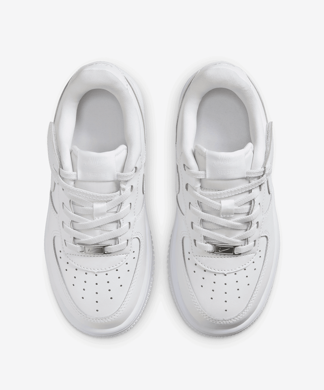 NIKE | FORCE 1 LOW EASYON KIDS { WHITE/WHITE - WHITE