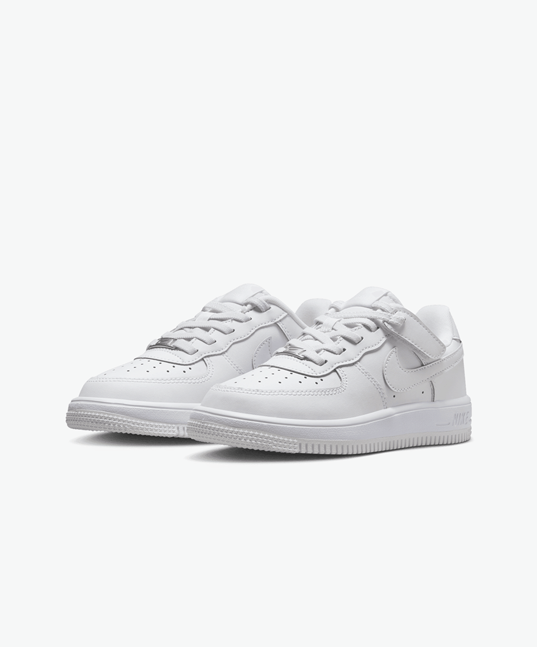 NIKE | FORCE 1 LOW EASYON KIDS { WHITE/WHITE - WHITE