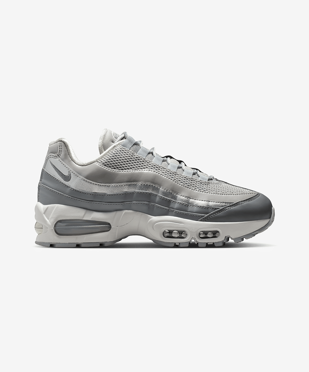 Nike | AIR MAX 95 BIG BUBBLE SE { GREY FOG/METALLIC SILVER - PARTICLE GREY