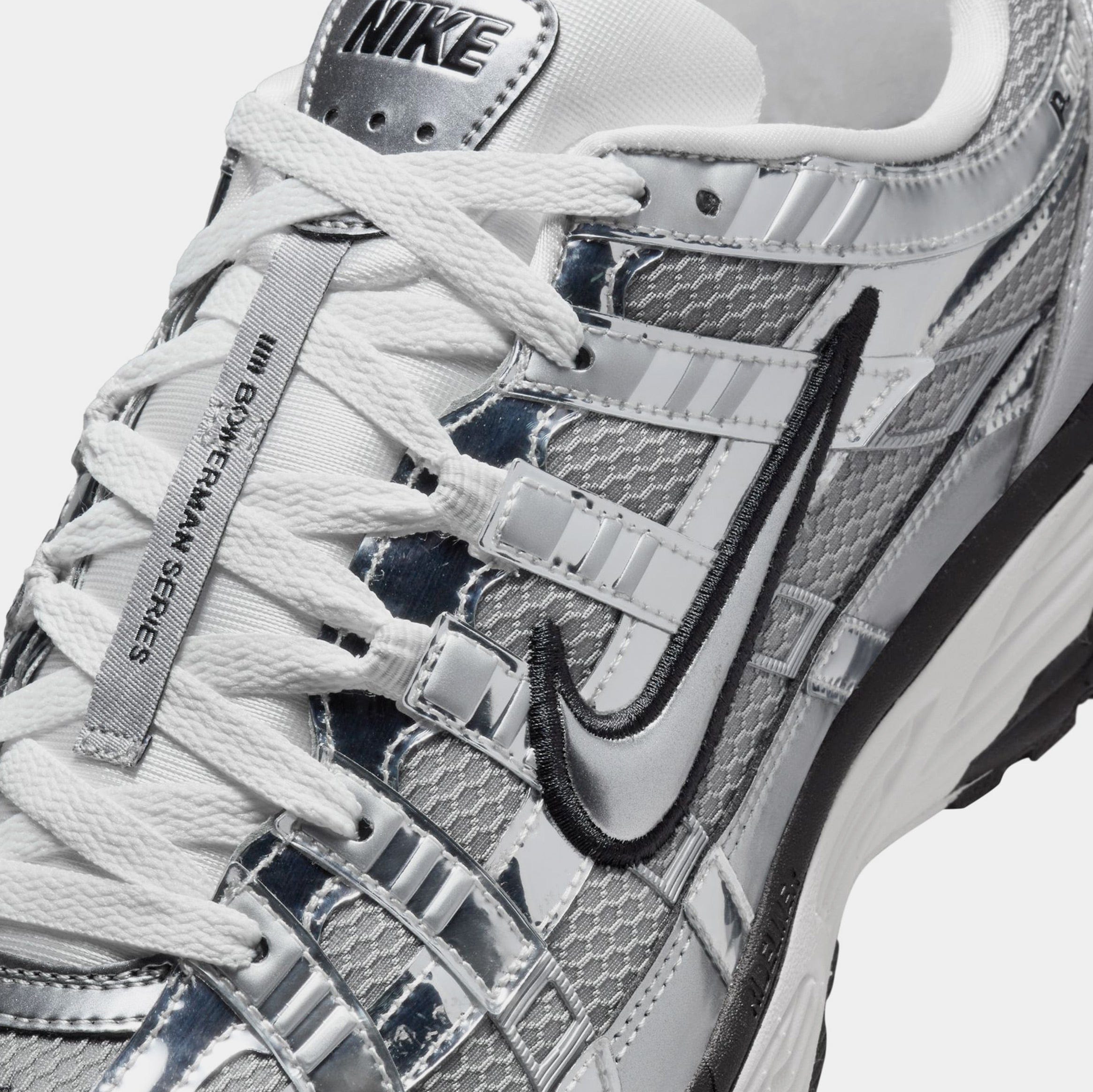 Nike P - 6000 Mens Running Shoes (Metallic Silver/Sail)