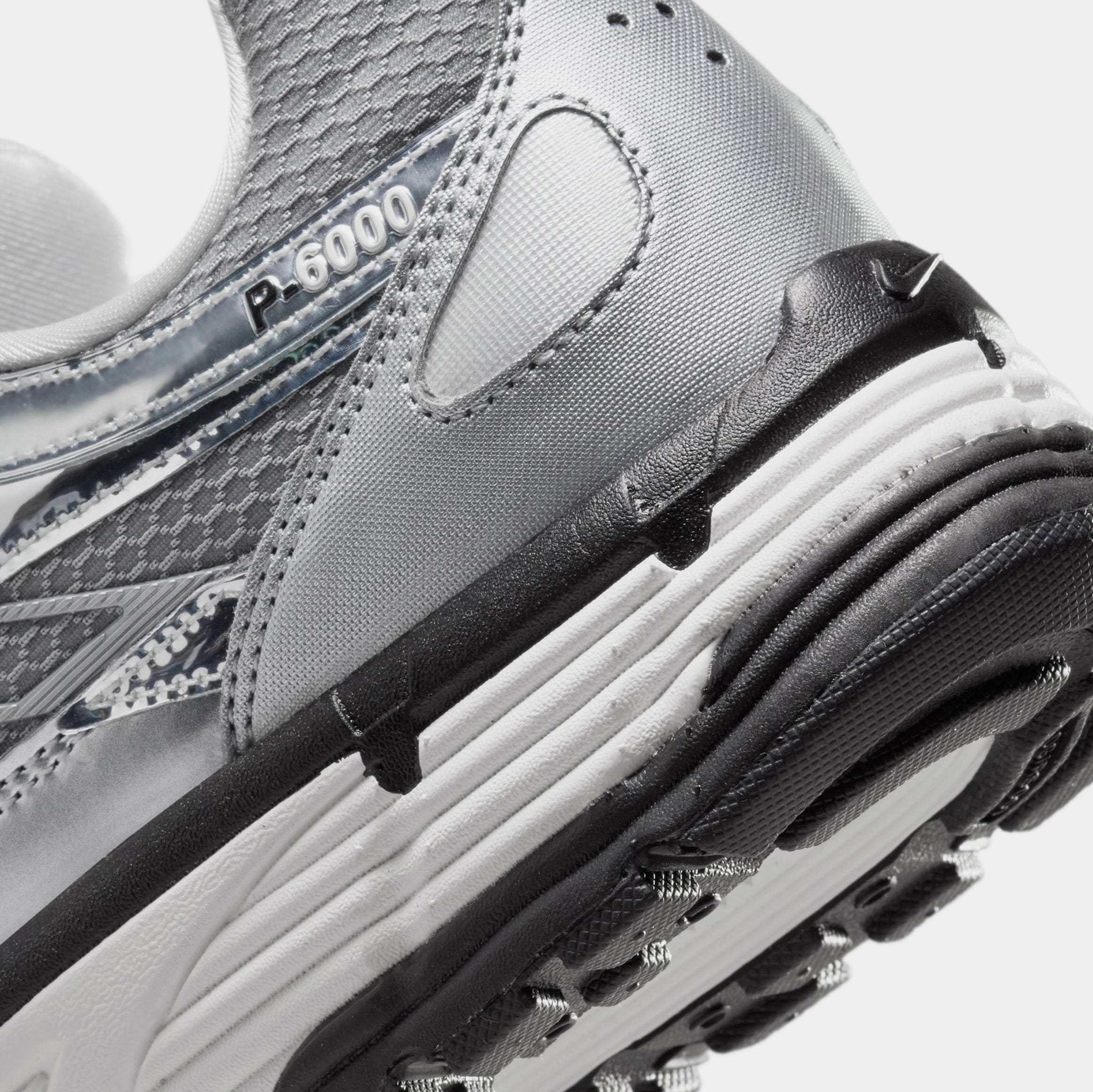 Nike P - 6000 Mens Running Shoes (Metallic Silver/Sail)
