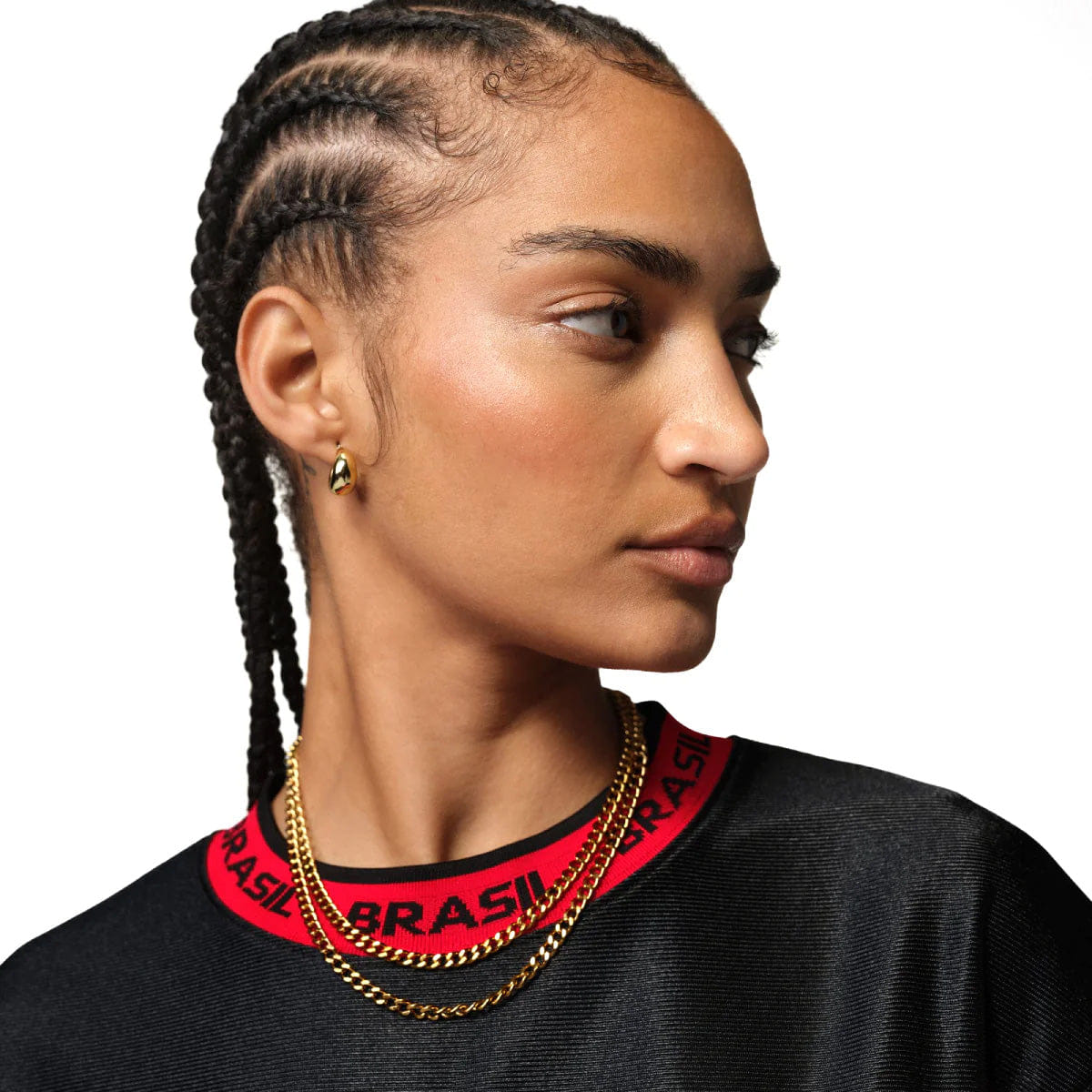 Air Jordan Wmns Brasil P6 Jersey Dress BLACK/UNIVERSITY RED