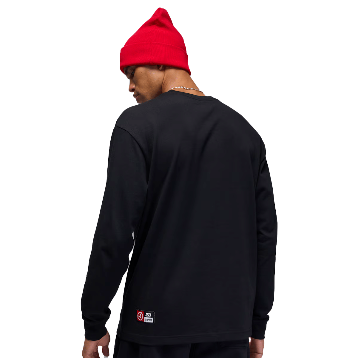 Air Jordan Jordan Flight Club Men's Long - Sleeve T - Shirt Black/University Red