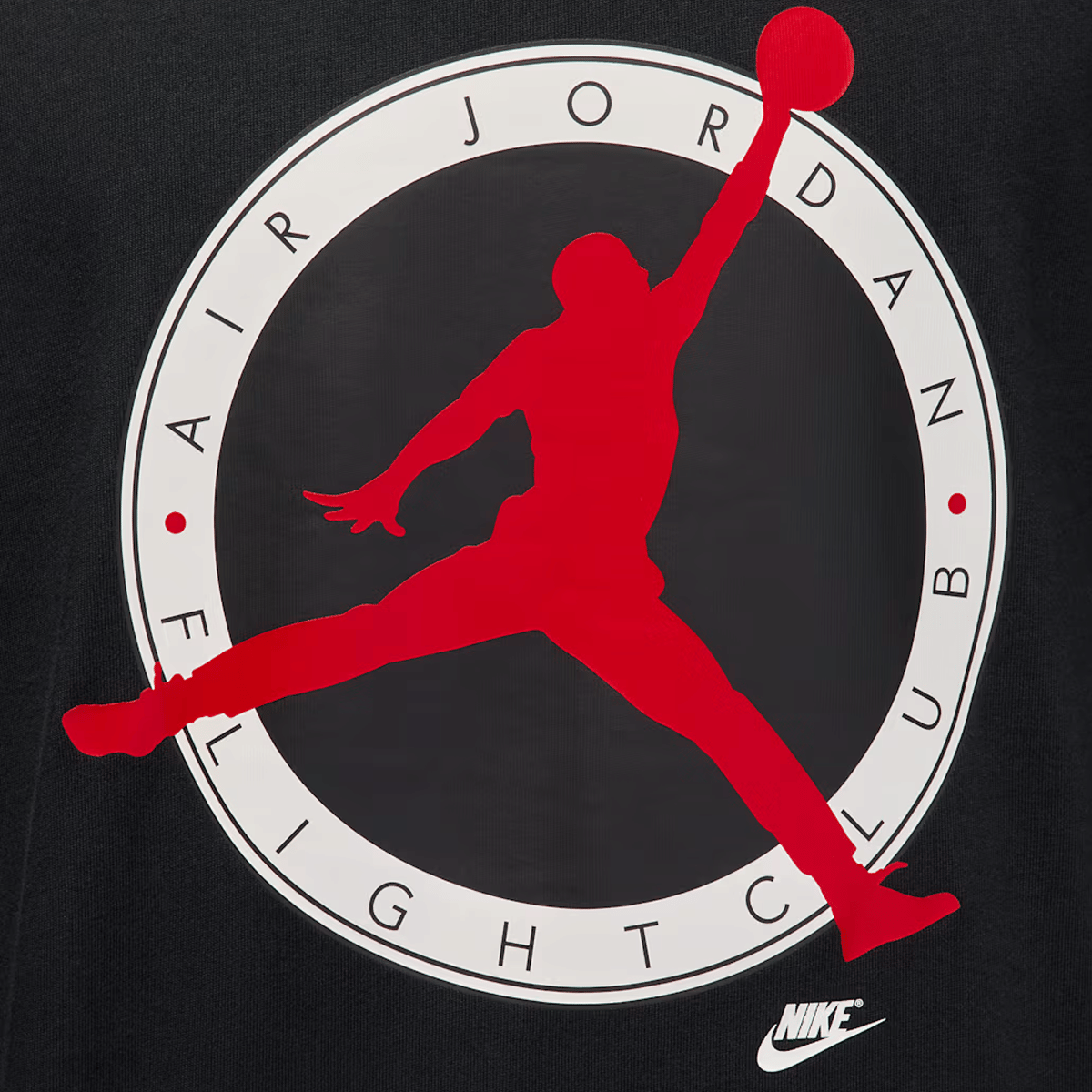 Air Jordan Jordan Flight Club Men's Long - Sleeve T - Shirt Black/University Red