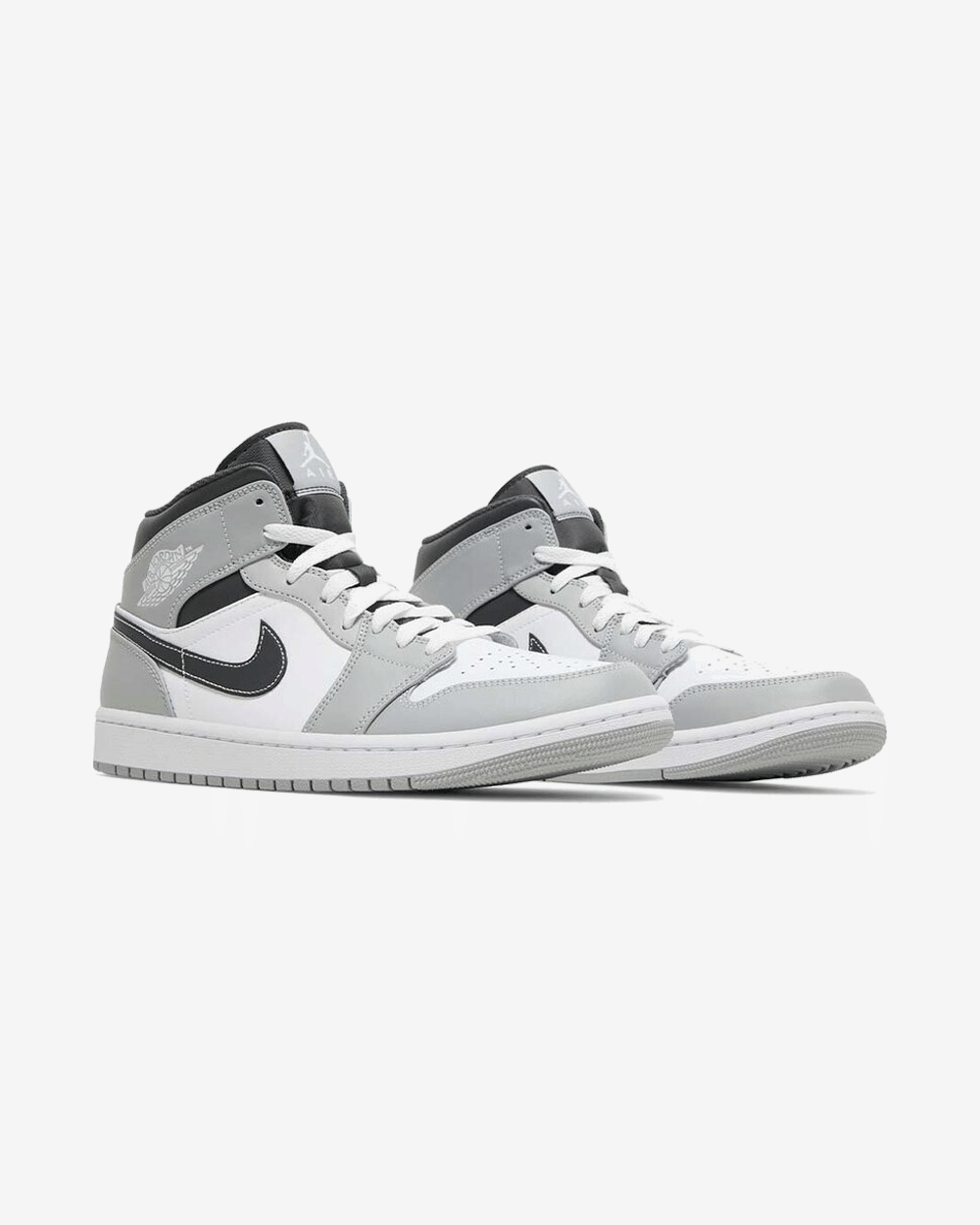 NIKE AIR JORDAN1 MID LIGHT SMOKE GREY ANTHRACITE